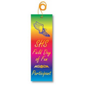 2"x 6" Custom Sublimated Award Ribbon W/Card